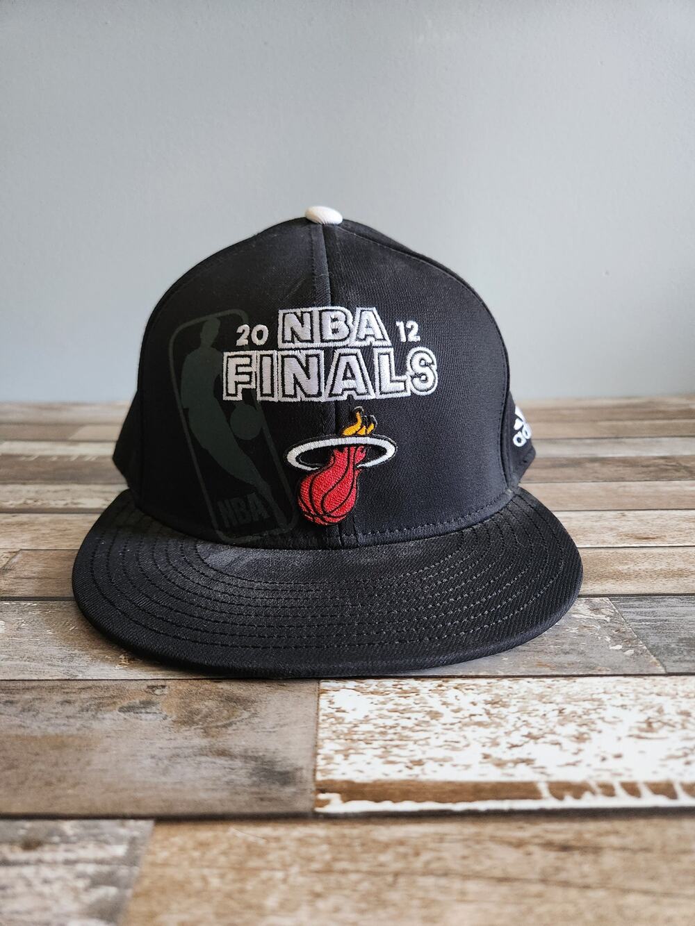 2012 NBA Finals Miami Heat Adidas Eastern Western Conferences Cap Hat Flat Brim